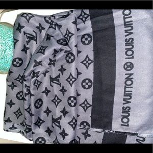 Used once Louis Vuitton scarf